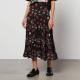See By Chloé Juliette Floral-Print Stretch-Crepe Maxi Skirt - FR 36/UK 8