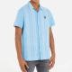 Tommy Jeans Classic Striped Cotton and Linen-Blend Shirt - L