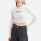 Tommy Jeans Cropped Essential Logo Cotton Top - M