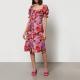 PS Paul Smith Floral-Print Crepe de Chine Dress - IT 40/UK 8