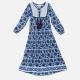 SZ Blockprints Kitty Floral-Print Cotton-Poplin Dress - L