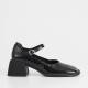 Vagabond Ansie Patent Leather Mary Jane Shoes - UK 4