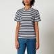 Lacoste Striped Cotton-Jersey T-Shirt - EU 36/UK 8