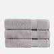 Christy Refresh Towel - Dove Grey - Set of 2 - Bath Sheet 90 x 150cm