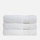 Christy Organic Cotton Towel - White - Set of 2 - Bath Towel 70 x 125cm