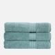 Christy Supreme Super Soft Towel - Mineral Blue - Set of 2 - Bath Sheet 90 x 165cm