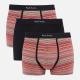 PS Paul Smith Three-Pack Organic Cotton-Blend Boxer Shorts - S