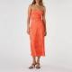 Omnes Riviera Printed Satin Midi Dress - UK 8