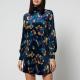 MAX&Co Floral Velvet-Jersey Tunic Dress - M