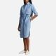 Polo Ralph Lauren Long Sleeve Cotton-Poplin Shirt Dress - UK 6