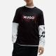HUGO Dulive_U241 Graphic Flame Cotton T-Shirt - M