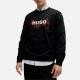 HUGO Duragol_U241 Graphic Flame Cotton Sweatshirt - XL
