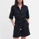 Barbour International Rosell Linen and Cotton-Blend Playsuit - UK 12