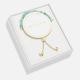 Joma Jewellery Manifestones Aventurine Opportunity Gold-Plated Bracelet