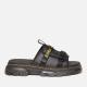 Dr. Martens Ayce II Leather and Webbing Slide Sandals - UK 7