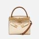 Tory Burch Lee Radziwill Leather Suede Petite Double Bag