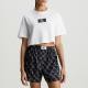 Calvin Klein 1996 Logo-Print Cotton-Jersey T-Shirt and Shorts Set - XS
