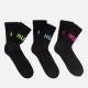 HUGO Bodywear Three-Pack Logo-Jacquard Cotton-Blend Socks - UK 5-UK 8.5
