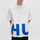 HUGO Blue Nannavaro Oversized Cotton T-Shirt - M