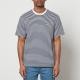 Lacoste Stripe Cotton-Jacquard T-Shirt - M