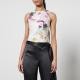 Ted Baker Aimley Floral-Print Stretch-Jersey Racer Top - UK 6