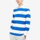 Barbour Heritage Hollywell Striped Cotton Rugby Shirt - M