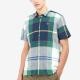 Barbour Heritage Marvin Tartan Linen-Blend Shirt - S