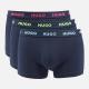 HUGO Bodywear Cotton-Blend Jersey 3-Pack Boxer Trunks - M
