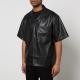 HUGO Egeeno Faux Leather Shirt - XL