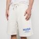 HUGO Blue Nomario Loopback Cotton-Jersey Shorts - L