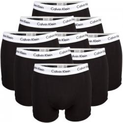 Calvin Klein Kalsonger 9P Cotton Stretch Trunks Svart/Vit bomull X-Large Herr