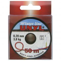 Unyl Winter 50 m röd nylonlina