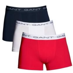Gant Kalsonger 3P Essential Basic CS Trunks Flerfärgad bomull XX-Large Herr