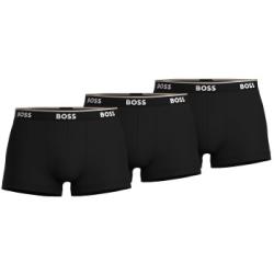 BOSS Kalsonger 3P Cotton Stretch Trunks Svart bomull Medium Herr