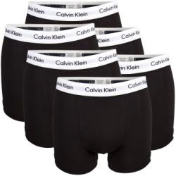 Calvin Klein Kalsonger 6P Cotton Stretch Trunks Svart/Vit bomull Large Herr