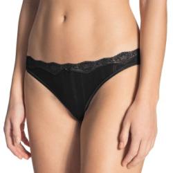 Calida Trosor Etude Toujours Low Cut Brief Svart bomull Small Dam