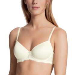 Calida BH Sensual Secrets Underwired T-shirt Bra Creme C 85 Dam