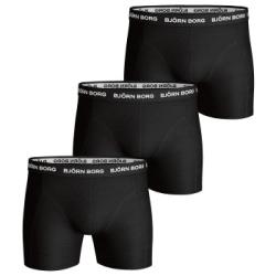 Björn Borg Kalsonger 3P Essential Shorts Svart bomull Large Herr