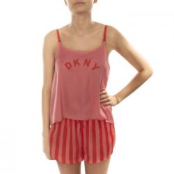 DKNY Walk The Line Cami And Boxer Korall polyester Small Dam