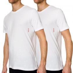 HUGO 2P Twin Pack T-shirt RN Vit bomull X-Large Herr