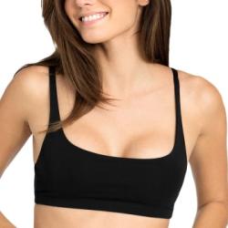 Bread and Boxers Soft Bra BH Svart ekologisk bomull X-Small Dam