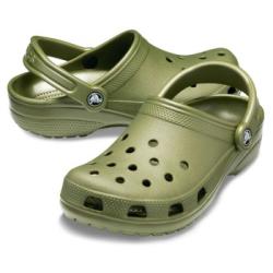 Crocs Classic Unisex Militärgrön US M12 (EU 46-47)