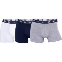 CR7 Cristiano Ronaldo Kalsonger 3P Men Trunk Marin/Grå bomull X-Large Herr