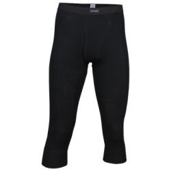 Dovre Wool Three Quarter Long Johns Svart ull Medium Herr