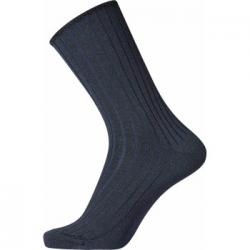 Egtved Strumpor Wool No Elastic Rib Socks Mörkblå Strl 36/41