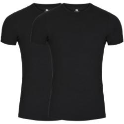 Dovre 2P Bamboo Crew Neck Svart Small Herr
