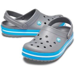 Crocs Crocband Unisex Grå/Blå US M5/W7 (EU 37-38)