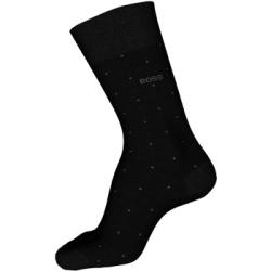 BOSS Strumpor Business Mercerized Cotton George Dots Sock Svart Strl 41/42 Herr