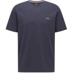 BOSS Mix and Match T-shirt With Logo Mörkblå bomull X-Large Herr