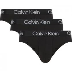 Calvin Klein Kalsonger 3P Modern Structure Recycled Hip Brief Svart Small Herr